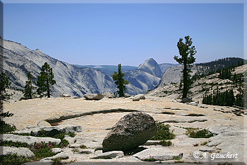 Blick auf Half Dome